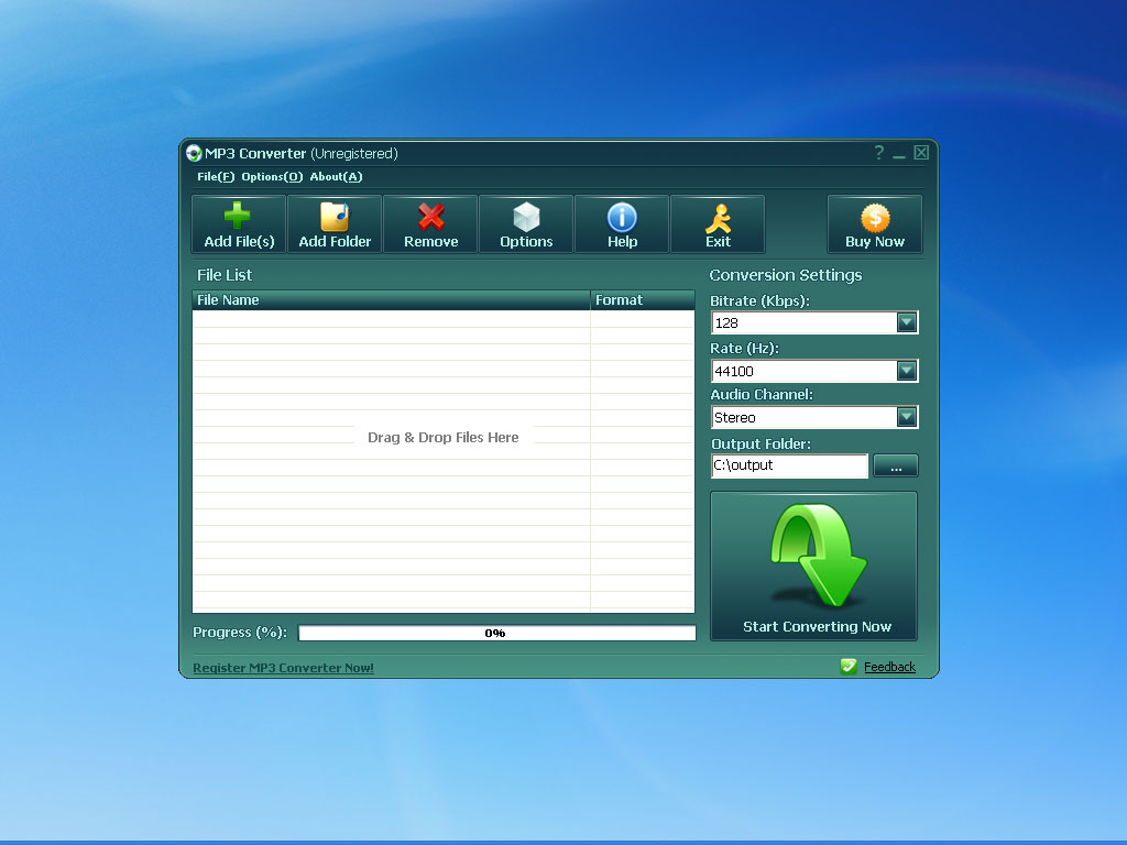 MP3Converter Screenshot
